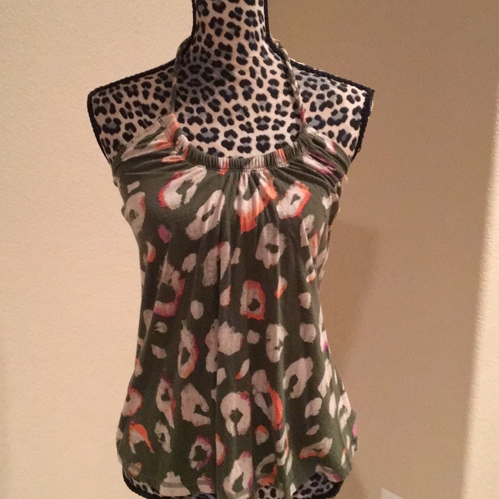 Patterned top.